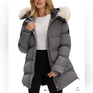 NOIZE Ophelia Parka in grey. Size L. Brand new (UNWORN), without tags.